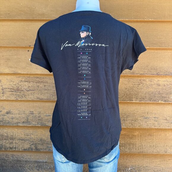 Van Morrison 2019 US Live Tour Concert Women's T-Shirt Size M - Picture 5 of 10